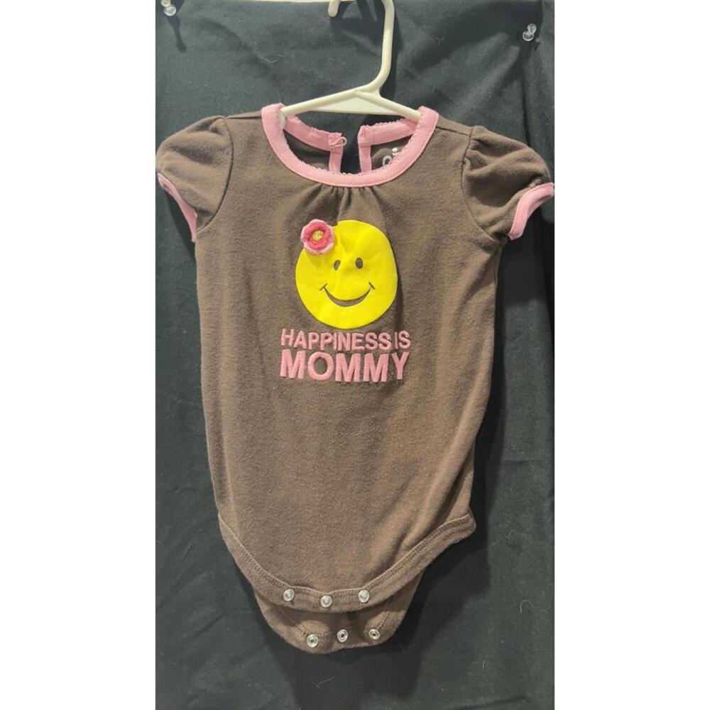 Circo Baby Bodysuit - Happiness is Mommy - 6M - Cute Smiley
